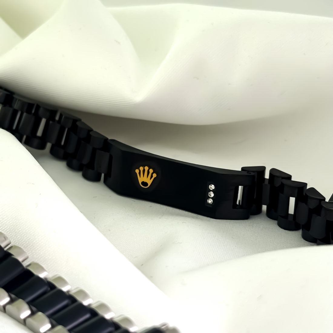 RLX BLK12mm Braclet For Men/Women By پرانی یاد