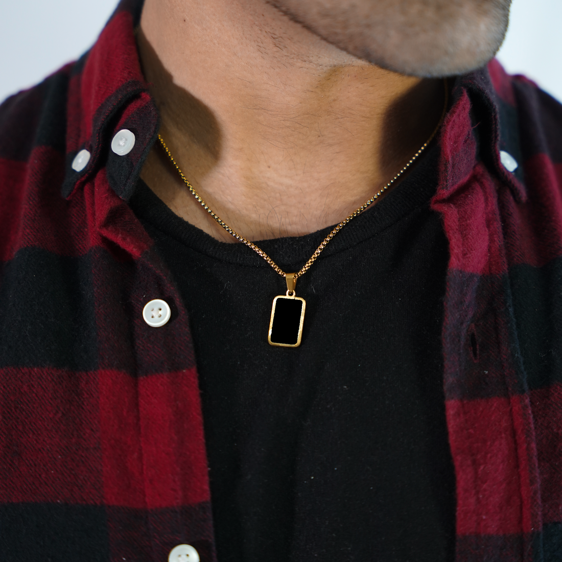 Geometric Gold Enamel for Men/Women